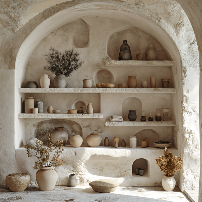 Decorative handmade art arrangement